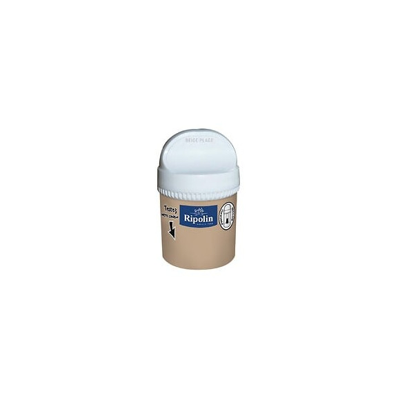 Testeur peinture RIPOLIN murs boiseries beige plage satin 0075L