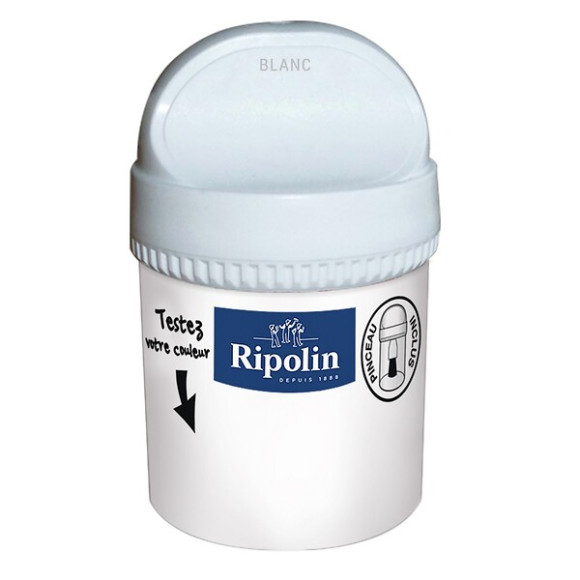 Testeur peinture RIPOLIN velours blanc 0075L