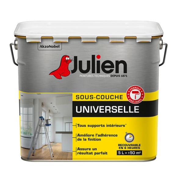 Peinture sous-couche universelle - Blanc - Mat - 5L