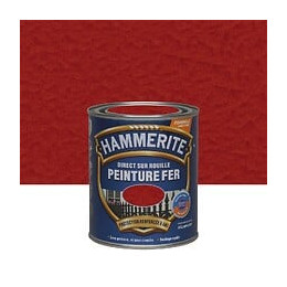 Peinture Direct sur Rouille - Martele Rouge - 075L