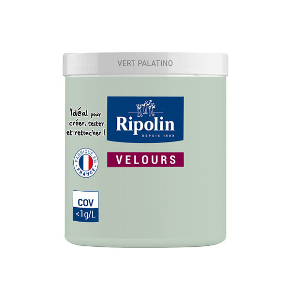 Testeur peinture RIPOLIN velours vert palatino 0075L