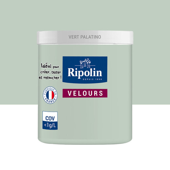 Testeur peinture RIPOLIN velours vert palatino 0075L