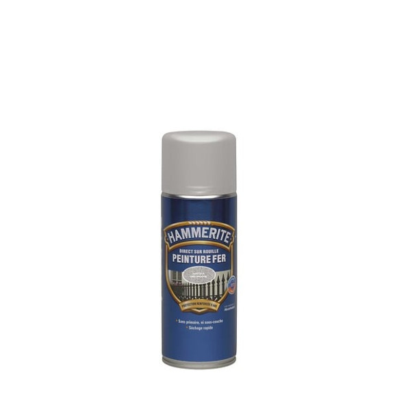 Peinture aerosol Direct sur Rouille -  Blanc - Brillant - 400ml