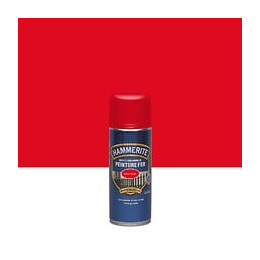 Peinture aerosol Direct sur Rouille -  Rouge vif  - Brillant - 400ml