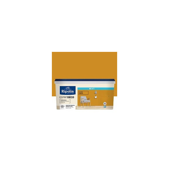 Peinture Deco - Jaune ambre -  Mat - 25L