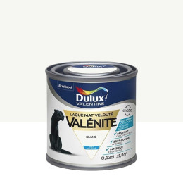 Dulux Valentine Laque Valenite Mat Blanc 0125 L