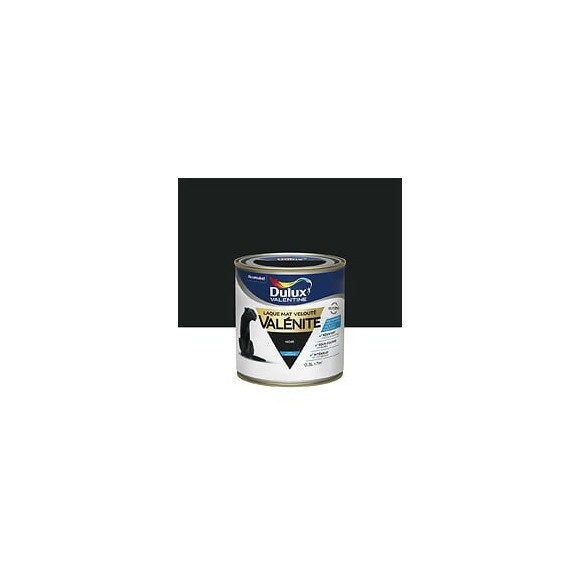 Laque Valenite Mat Noir Pot 0.5L