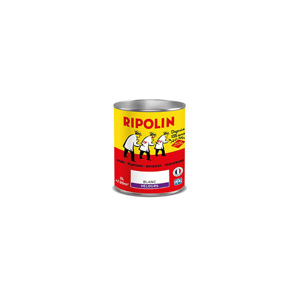 Peinture acrylique RIPOLIN Collector Blanc velours 2 L