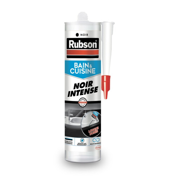 Mastic bain&cuisine RUBSON 280ml pure noir intense