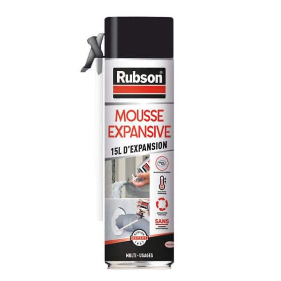 Mousse Expansive Aérosol Multi-Usages 345ML pour 15L  d'expansion