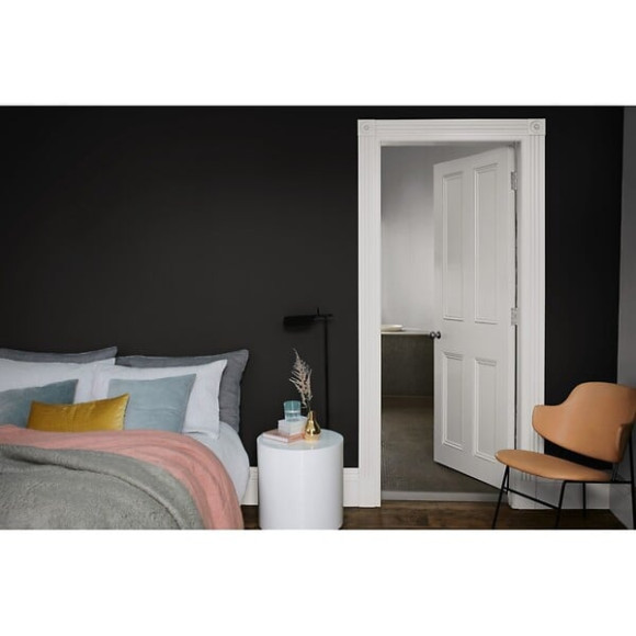 Testeur Dulux Valentine Color Resist Mur Boiserie Noir Profond 003L