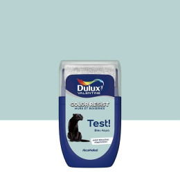 Testeur Dulux Valentine Color Resist Mur et Boiserie Bleu Aqua 003L