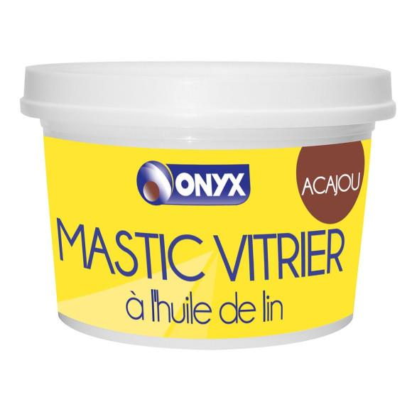 Mastic vitrier acajou 1kg