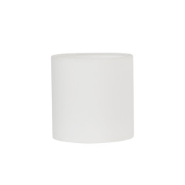 Abat-jour cylindrique diamètre 30cm coton blanc cassé