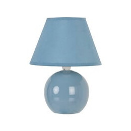 Lampe ceramique mini lou bleu glacier