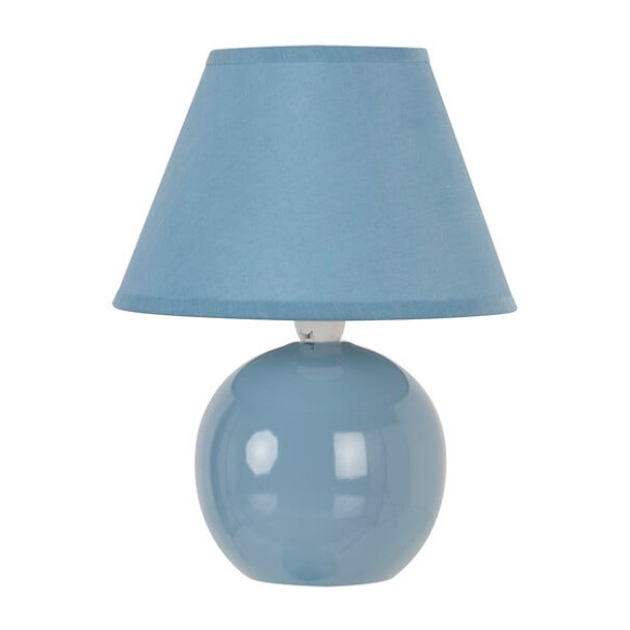 Lampe ceramique mini lou bleu glacier