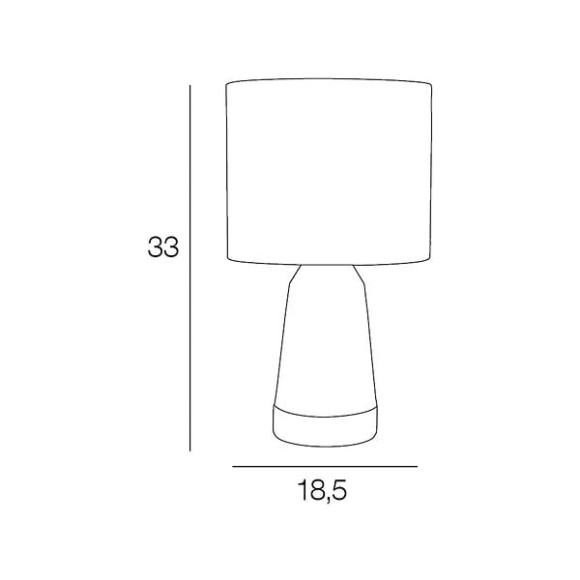 Lampe touch blc-nat baltik