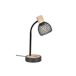 Lampe.bureau.e14.metal.kento.noir