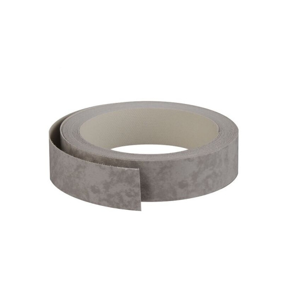 Chant mélaminé thermocollant 23mmx5ml béton