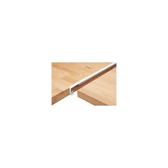 Bord droit de jonction angle Profil aluminium blanc 38mm