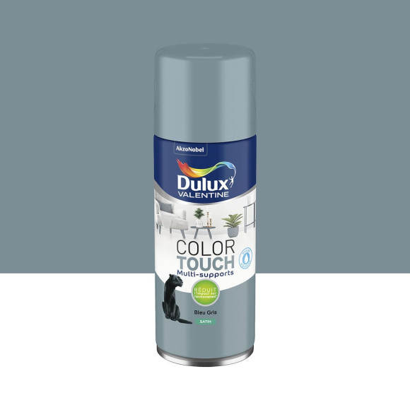 Aérosol Color Touch - Bleu gris - Satin - 400ml