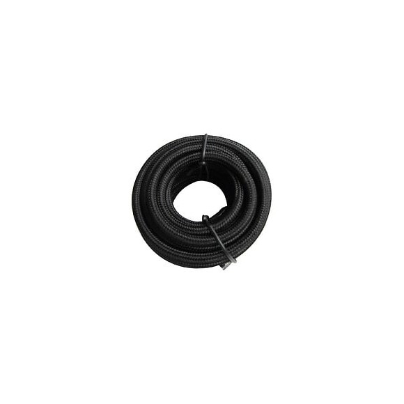 Fil électrique en tissu de 4m 2x0.75mm2 noir