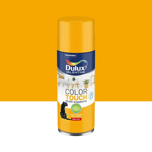 Aérosol Color Touch - Jaune Signal - Brillant - 400ml