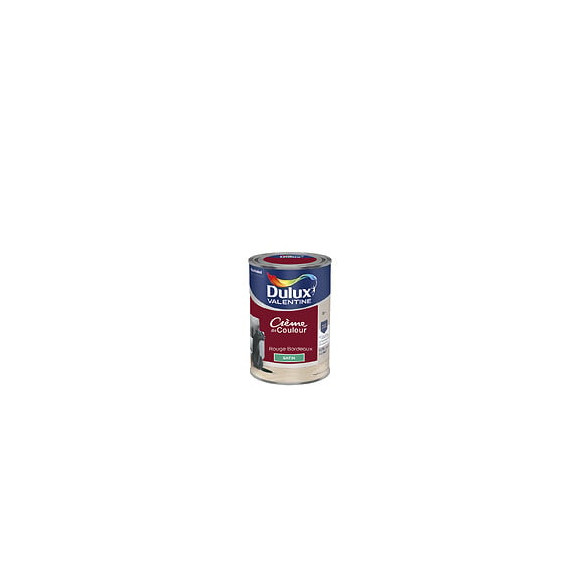 Peinture Crème de Couleur - Rouge Bordeaux - Satin - 125L