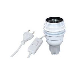 Adaptateur bouteille pour type de culot E27 Fil fiche + inter BC CS