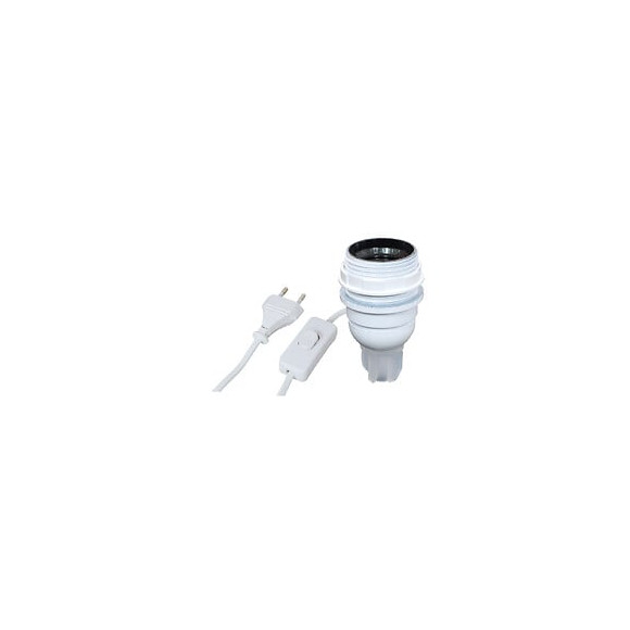 Adaptateur bouteille pour type de culot E27 Fil fiche + inter BC CS