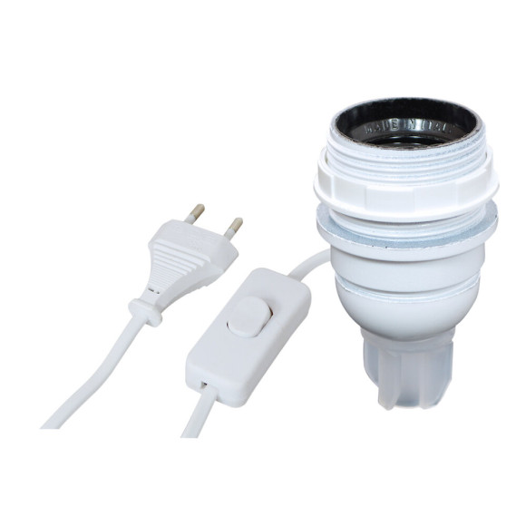 Adaptateur bouteille pour type de culot E27 Fil fiche + inter BC CS