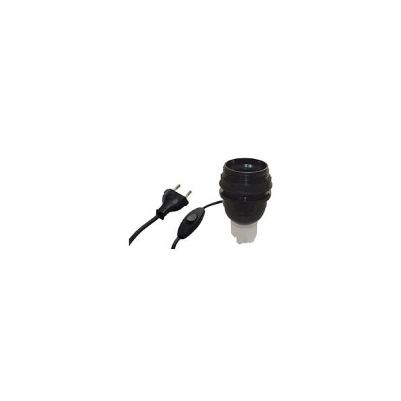 Kit adaptateur bouteille équipé E27 noir