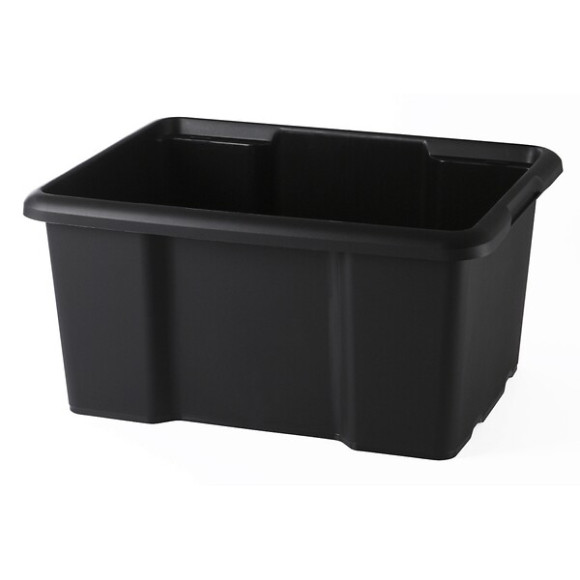 Bac en plastique Sundis 15 litres noir