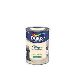 Peinture Crème de Couleur - Blanc Cassé - Satin - 125L