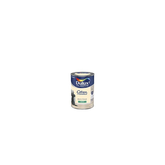 Peinture Crème de Couleur - Blanc Cassé - Satin - 125L