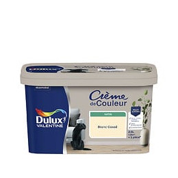 Peinture Crème de Couleur - Blanc Cassé - Satin - 25L