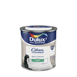 Peinture Crème de Couleur - Blanc Intense - Satin - 05L