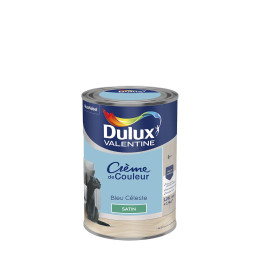 Peinture Crème de Couleur - Bleu Céleste - Satin - 125L