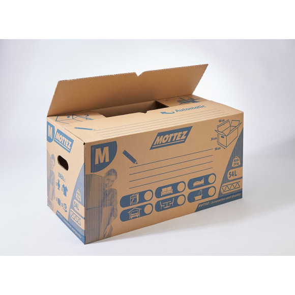 Carton avec fermeture automatique - 54L