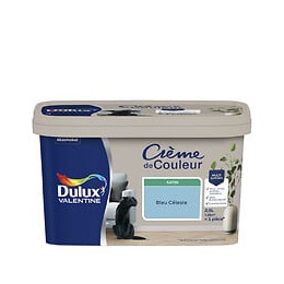 Peinture Crème de Couleur - Bleu Céleste - Satin - 25L