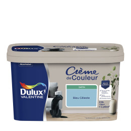 Peinture Crème de Couleur - Bleu Céleste - Satin - 25L