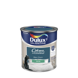 Peinture Crème de Couleur - Bleu Paon - Satin - 05L