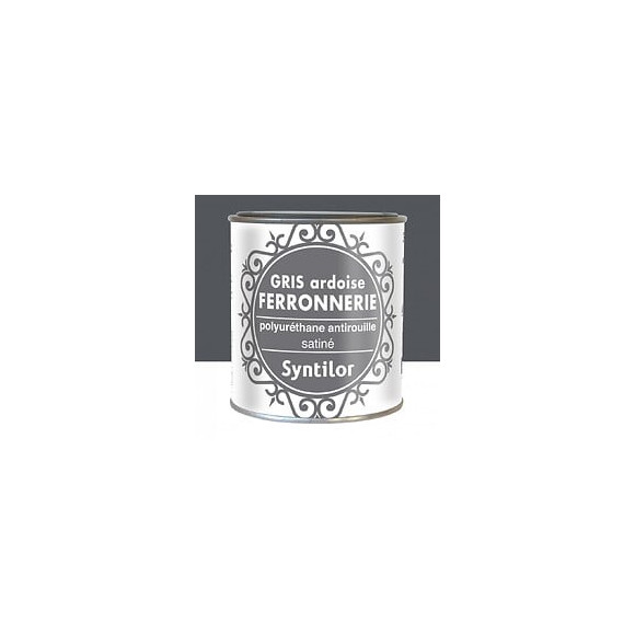 Peinture ferronnerie extérieur SYNTILOR gris ardoise 0.375 l