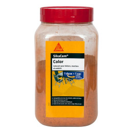 Colorant en poudre Sikacem ocre 0.4kg