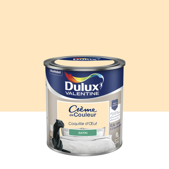 Peinture Crème de Couleur - Coquille d'oeuf - Satin - 05L