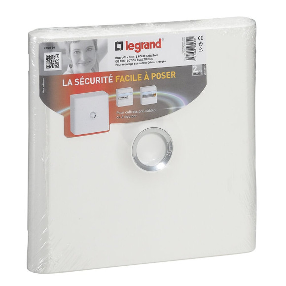 Porte pour coffret DRIVIA 1 rangée 13modules - blanche