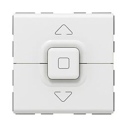 Interrupteur individuel de volets roulants Mosaic 2 modules - blanc