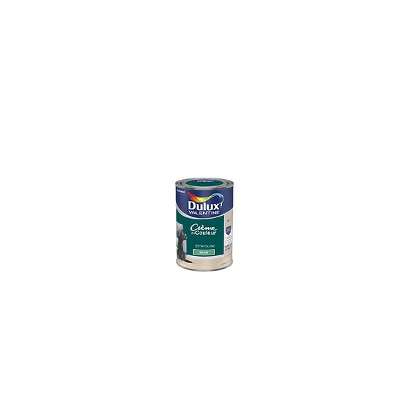 Peinture Crème de Couleur - Emeraude - Satin - 125L