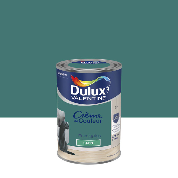 Peinture Crème de Couleur - Eucalyptus - Satin - 125L