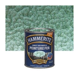 Peinture Direct sur Rouille - Vert Jade - Martele - 075L